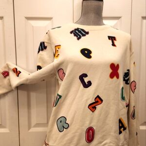 Rowing Blazers Colorful Letter Print Sweatshirt